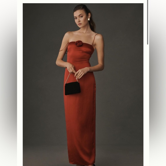 NWT Reformation Frankie Silk Dress - Picture 1 of 12